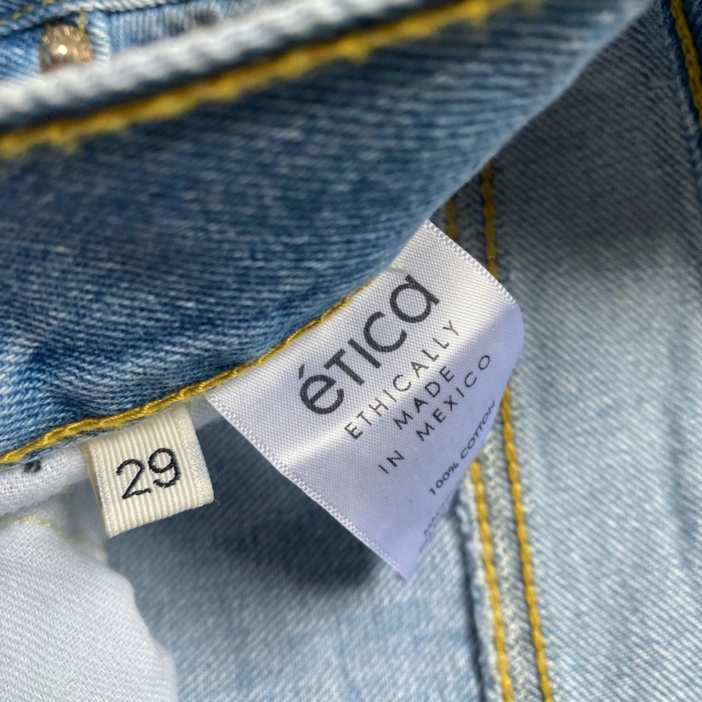 Women’s Light Blue Wide-Leg Jeans - Picture 2 of 4